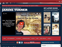 Tablet Screenshot of janineturner.com